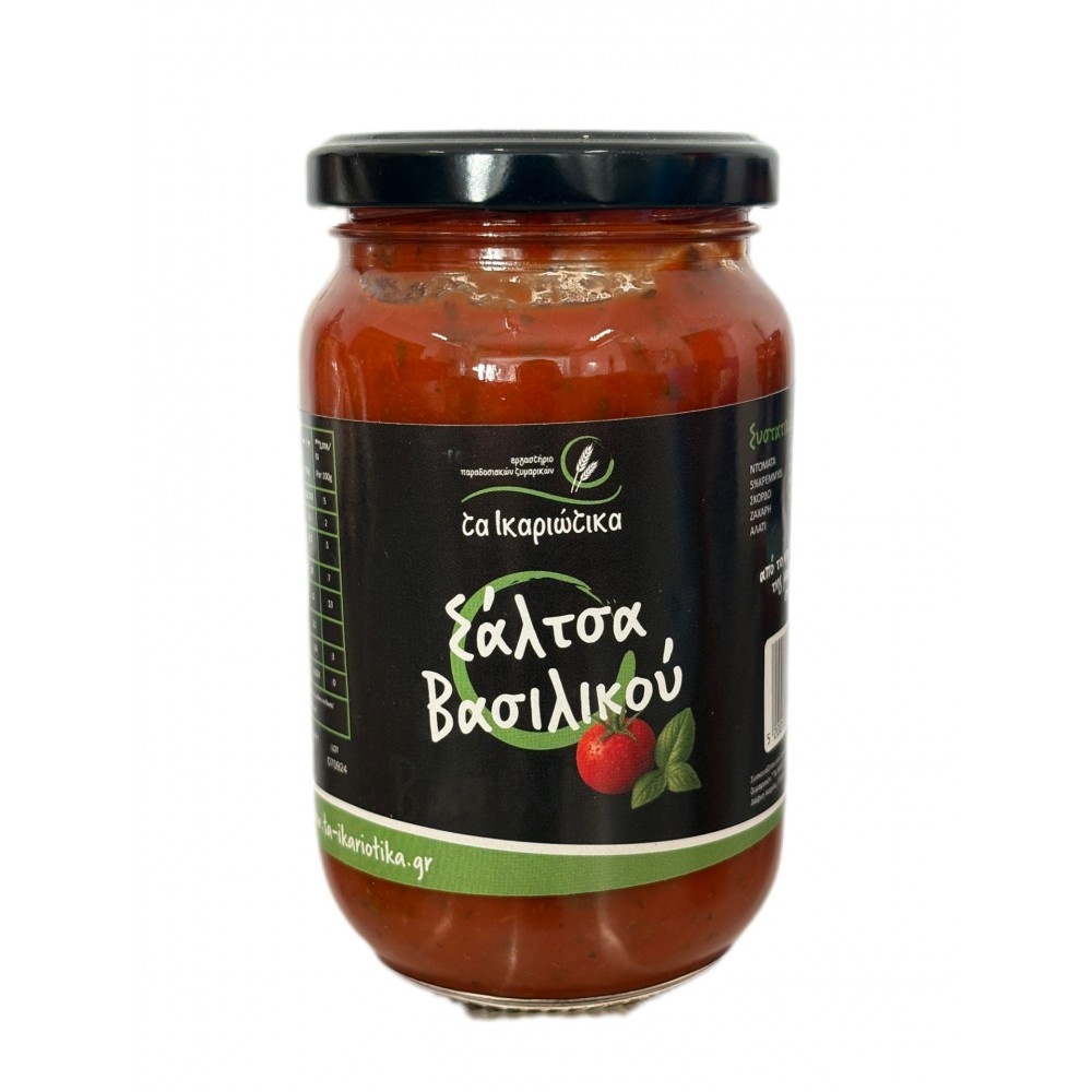 Σάλτσα Ντομάτας με βασιλικό 370γρ.