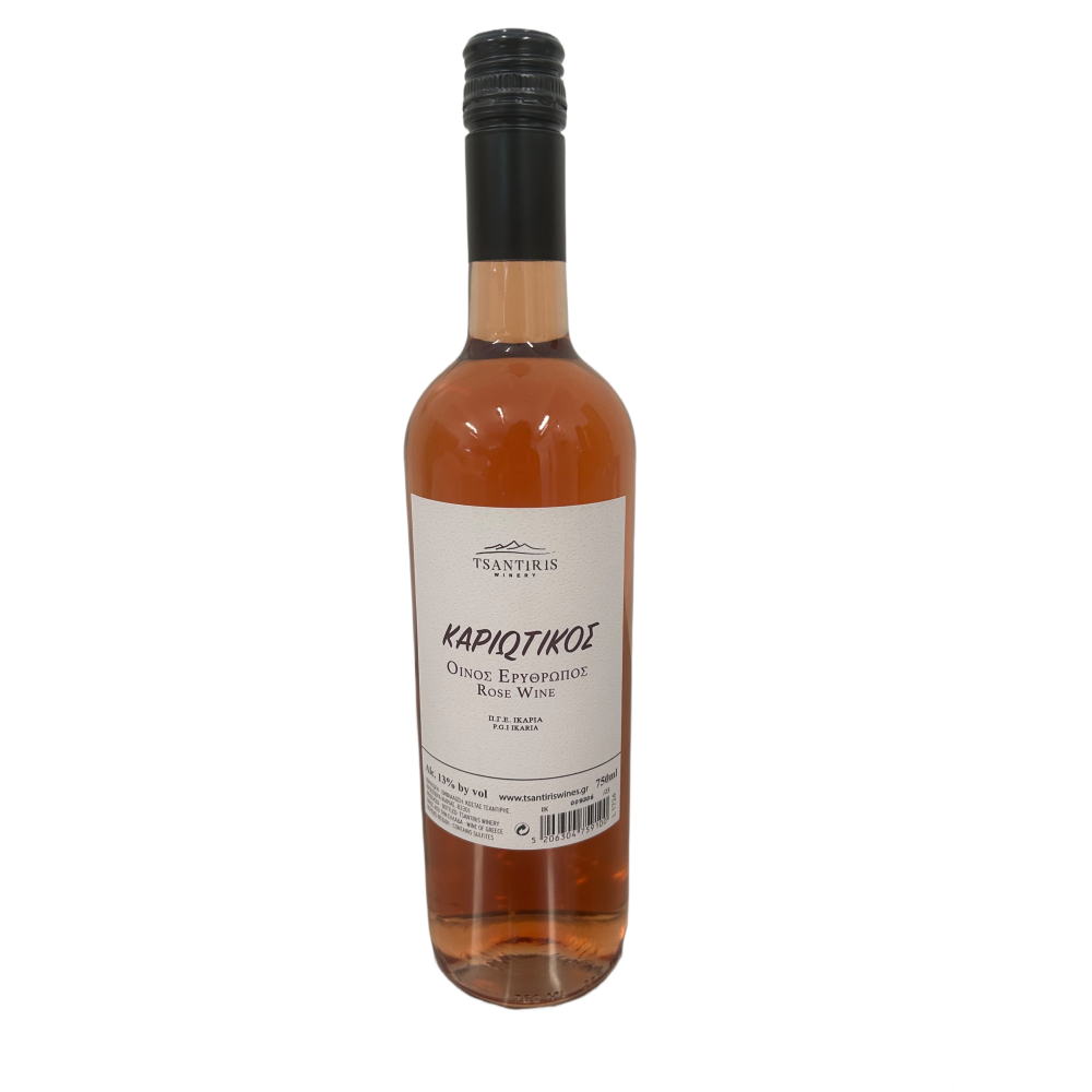 Οίνος Ερυθρωπός ''ΚΑΡΙΩΤΙΚΟΣ'' - ΟΙΝΟΠΟΙΕΙΟ ΤΣΑΝΤΙΡΗΣ 750ml 